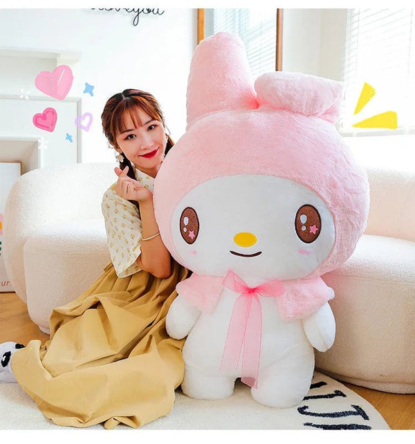 Planet Gates Kawaii Sanrio Plush Toys 25cm Kuromi My Melody Plushies Dolls Cute Sanrio Merch Cartoon Anime Stuffed Plush Toys Birthday Gifts