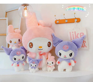 Planet Gates Kawaii Sanrio Plush Toys 25cm Kuromi My Melody Plushies Dolls Cute Sanrio Merch Cartoon Anime Stuffed Plush Toys Birthday Gifts