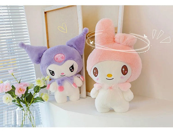 Planet Gates Kawaii Sanrio Plush Toys 25cm Kuromi My Melody Plushies Dolls Cute Sanrio Merch Cartoon Anime Stuffed Plush Toys Birthday Gifts
