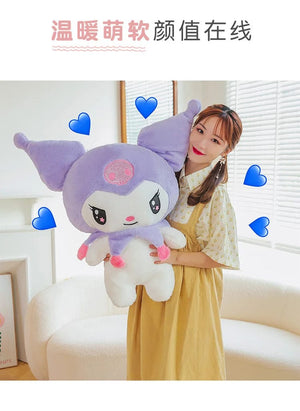 Planet Gates Kawaii Sanrio Plush Toys 25cm Kuromi My Melody Plushies Dolls Cute Sanrio Merch Cartoon Anime Stuffed Plush Toys Birthday Gifts