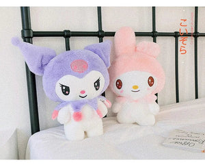 Planet Gates Kawaii Sanrio Plush Toys 25cm Kuromi My Melody Plushies Dolls Cute Sanrio Merch Cartoon Anime Stuffed Plush Toys Birthday Gifts