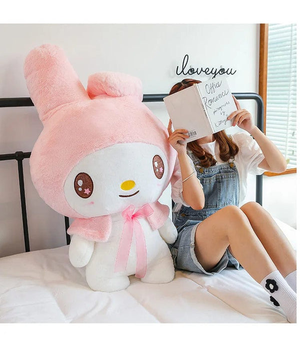 Planet Gates Kawaii Sanrio Plush Toys 25cm Kuromi My Melody Plushies Dolls Cute Sanrio Merch Cartoon Anime Stuffed Plush Toys Birthday Gifts