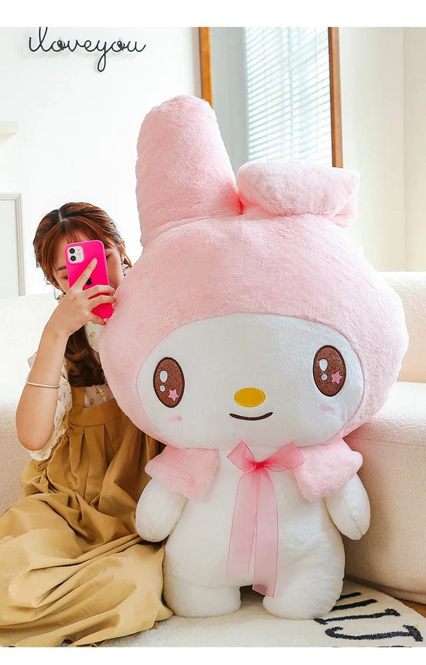 Planet Gates Kawaii Sanrio Plush Toys 25cm Kuromi My Melody Plushies Dolls Cute Sanrio Merch Cartoon Anime Stuffed Plush Toys Birthday Gifts