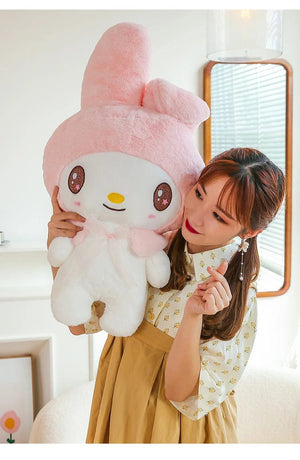 Planet Gates Kawaii Sanrio Plush Toys 25cm Kuromi My Melody Plushies Dolls Cute Sanrio Merch Cartoon Anime Stuffed Plush Toys Birthday Gifts