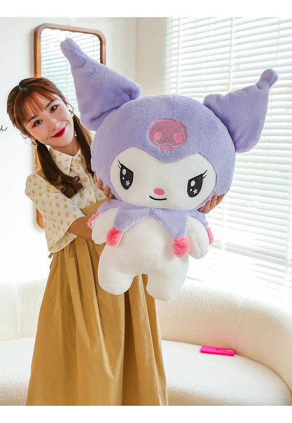 Planet Gates Kawaii Sanrio Plush Toys 25cm Kuromi My Melody Plushies Dolls Cute Sanrio Merch Cartoon Anime Stuffed Plush Toys Birthday Gifts