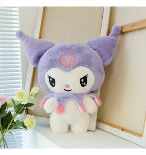 Planet Gates Kawaii Sanrio Plush Toys 25cm Kuromi My Melody Plushies Dolls Cute Sanrio Merch Cartoon Anime Stuffed Plush Toys Birthday Gifts