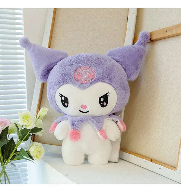 Planet Gates Kawaii Sanrio Plush Toys 25cm Kuromi My Melody Plushies Dolls Cute Sanrio Merch Cartoon Anime Stuffed Plush Toys Birthday Gifts