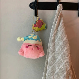 Planet Gates Kawaii Star Kirby Plush Doll Pendant Children Schoolbag Key Chains Sweet Star Doll Home Decoration Birthday Gift for Girls