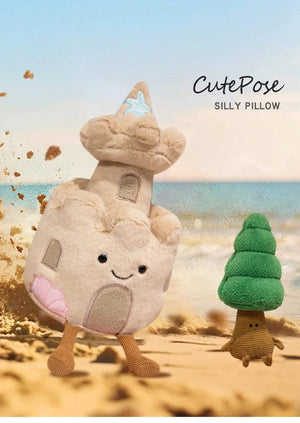 Planet Gates Kawaii Stuffed Soft Plush Plants Lifelike Potted Plant Ramen Food Plush Doll PineTree Noodles Bunker Princess Castle Pillow Toy