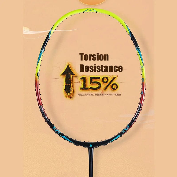 Planet Gates Kawasaki 5U Badminton Racket Professional Super Light Offensive Type High Graphite Badminton Racquet For Training  NeZha 35