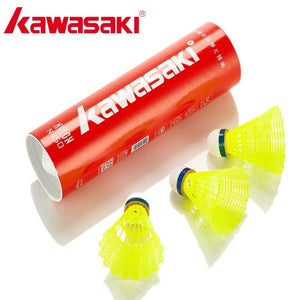 Planet Gates Kawasaki Nylon Ball N350 for Training 6 Pcs Badminton Plastic  Shuttlecock Birdies for Outdoor Training Use Durable Medium Speed