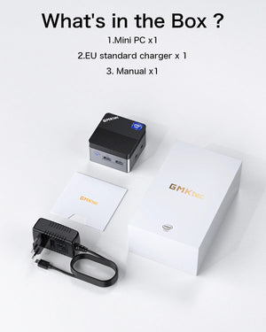 Planet Gates KB5 EU Plug / 8GB RAM 128GB ROM GMKtec KB5 Mini PC Intel Celeron N5105 Windows 11 Pro 4K Mini PC DDR4 8GB RAM 128GB ROM WiFi5 BT4.2 Desktop Computer Work