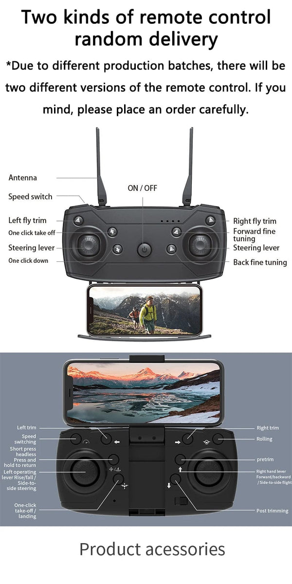 Planet Gates KBDFA 2023 New E88 Pro WIFI FPV Drone Wide Angle HD 4K 1080P Camera Height Hold RC Foldable Quadcopter Dron Helicopter Toys Gift