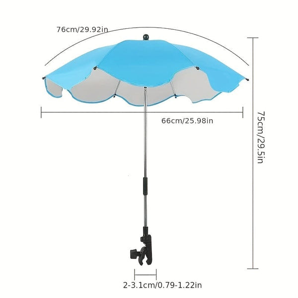 Planet Gates Keep You Cool And Protected With This Adjustable Summer Stroller Umbrella! parasol