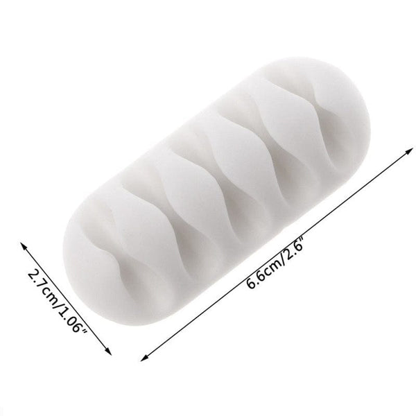 Planet Gates Keep Your Cables Organized and Tangle-Free with This 1pc Silicone Cable Organizer!