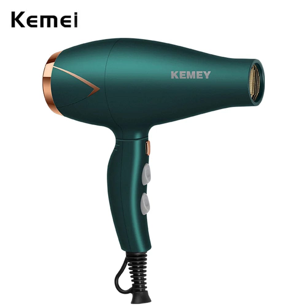 Planet Gates Kemei 3500W Hot and Cold Wind Hair Dryer Foldable Compact Blow Dryer Hairdryer Hair Styling Tools for Salons and Household Use