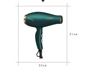 Planet Gates Kemei 3500W Hot and Cold Wind Hair Dryer Foldable Compact Blow Dryer Hairdryer Hair Styling Tools for Salons and Household Use