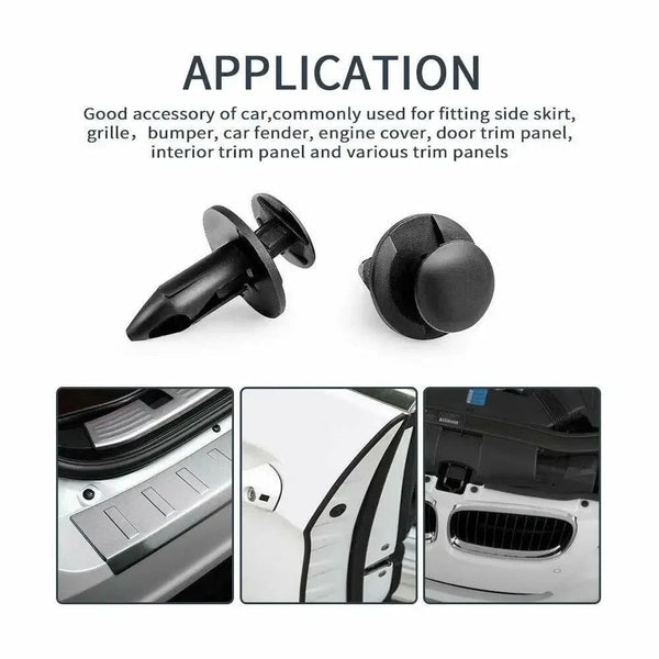 Planet Gates KEMiMOTO ATV UTV Renegade Rivets 100 Pack for Can Am Maverick Commander Outlander For John Deere Gator TX For Kawasaki