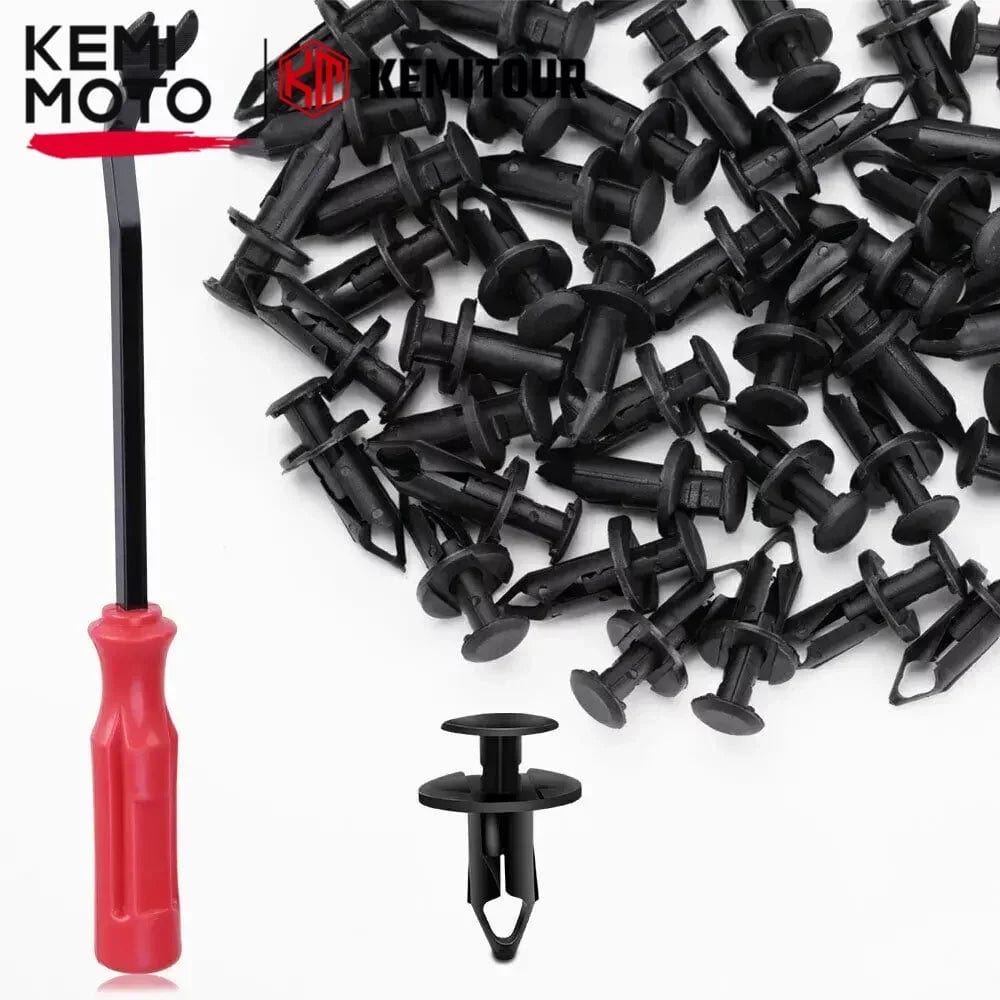 Planet Gates KEMiMOTO ATV UTV Renegade Rivets 100 Pack for Can Am Maverick Commander Outlander For John Deere Gator TX For Kawasaki