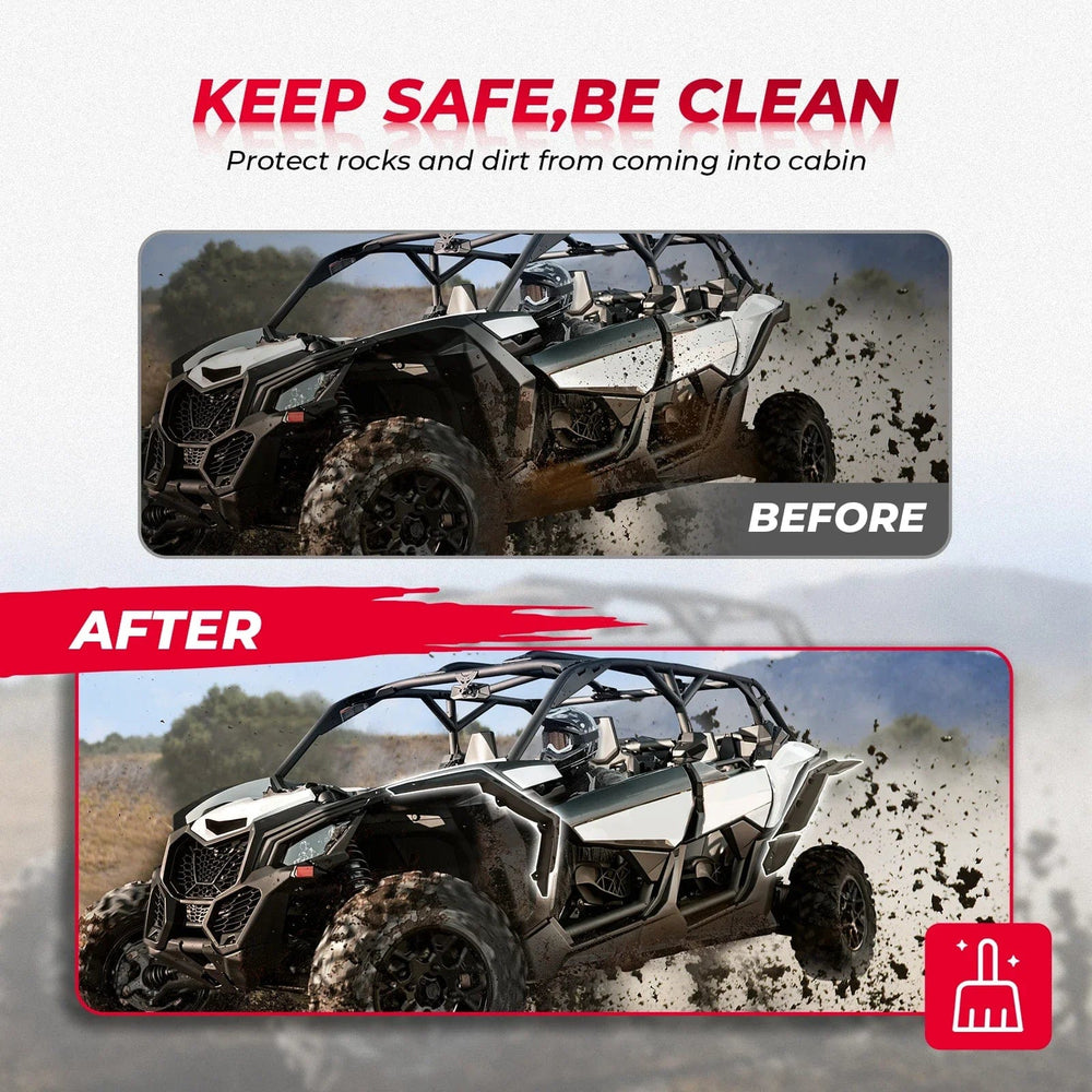 Planet Gates KEMIMOTO UTV Accessories For Can Am Maverick X3 1000 Max R RR 4x4 XRC Turbo DPS Super Extended Fender Flares 2017-2024 715002973