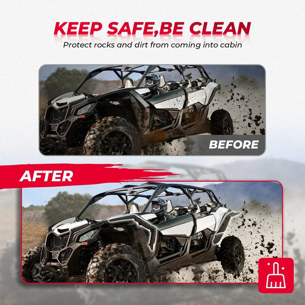 Planet Gates KEMIMOTO UTV Accessories For Can Am Maverick X3 1000 Max R RR 4x4 XRC Turbo DPS Super Extended Fender Flares 2017-2024 715002973