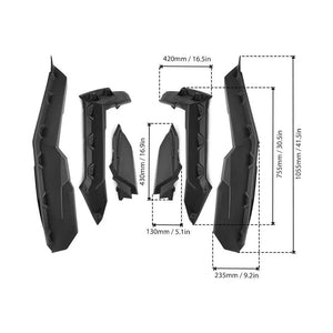 Planet Gates KEMIMOTO UTV Accessories For Can Am Maverick X3 1000 Max R RR 4x4 XRC Turbo DPS Super Extended Fender Flares 2017-2024 715002973