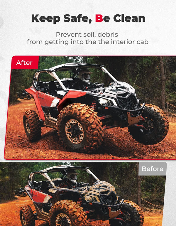 Planet Gates KEMIMOTO UTV Accessories For Can Am Maverick X3 1000 Max R RR 4x4 XRC Turbo DPS Super Extended Fender Flares 2017-2024 715002973