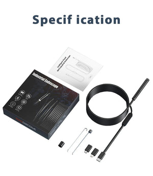 Planet Gates KERUI 2MP Single/Dual Lens Endoscope Android Mini Inspection Camera for Iphone Waterproof Pipeline Borescope Type C IOS