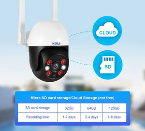 Planet Gates KERUI 5MP 8MP 4K PTZ WiFi IP Wireless Camera Tuya Smart Outdoor Home Security Dual Lens 10MP 5K Camera CCTV Video Surveillance
