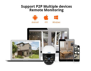 Planet Gates KERUI 5MP 8MP 4K PTZ WiFi IP Wireless Camera Tuya Smart Outdoor Home Security Dual Lens 10MP 5K Camera CCTV Video Surveillance