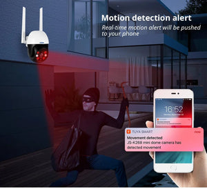 Planet Gates KERUI 5MP 8MP 4K PTZ WiFi IP Wireless Camera Tuya Smart Outdoor Home Security Dual Lens 10MP 5K Camera CCTV Video Surveillance