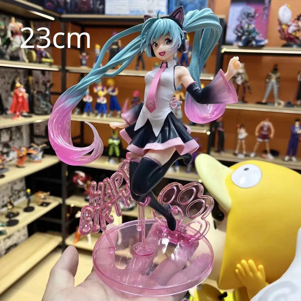 Planet Gates Key chain Cute Hatsune Miku Collectible Case Widget Anime Figure 14~25cm