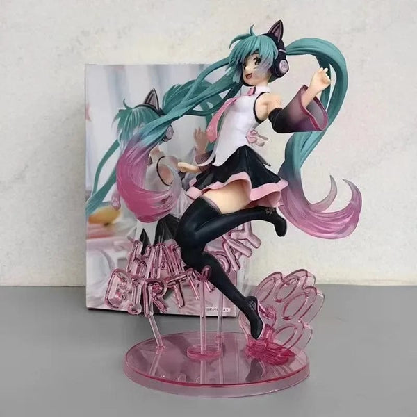 Planet Gates Key chain Cute Hatsune Miku Collectible Case Widget Anime Figure 14~25cm