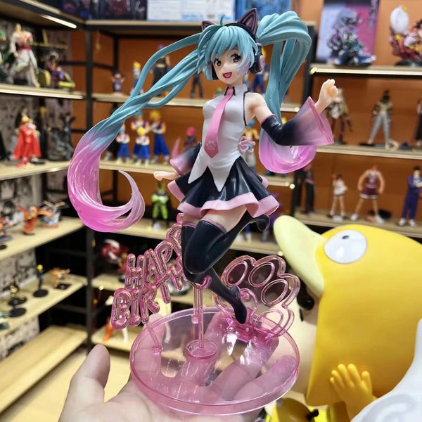 Planet Gates Key chain Cute Hatsune Miku Collectible Case Widget Anime Figure 14~25cm
