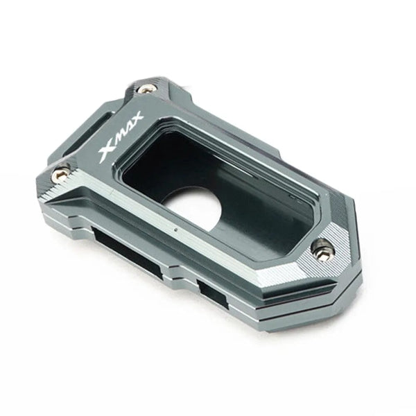 Planet Gates Key Cover Grey For YAMAHA XMAX 300 2022 XMAX300 XMAX 250 X-MAX 125 250 300 400 2017-2022 2023 CNC Motorcycle Key Case Cover Keyring Keychain