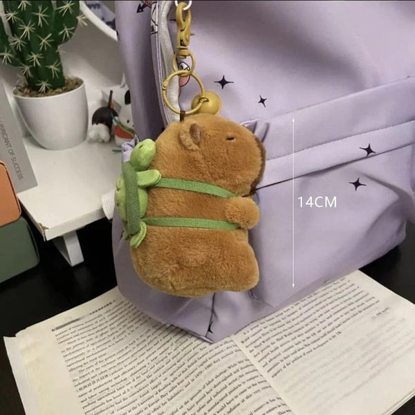 Planet Gates Keychain-2 New Capybara Plush Toys Women Cute Capibara Bag Pendant Keychain Kids Backpack Decor Party Birthday Gift Fluffty Doll Factory