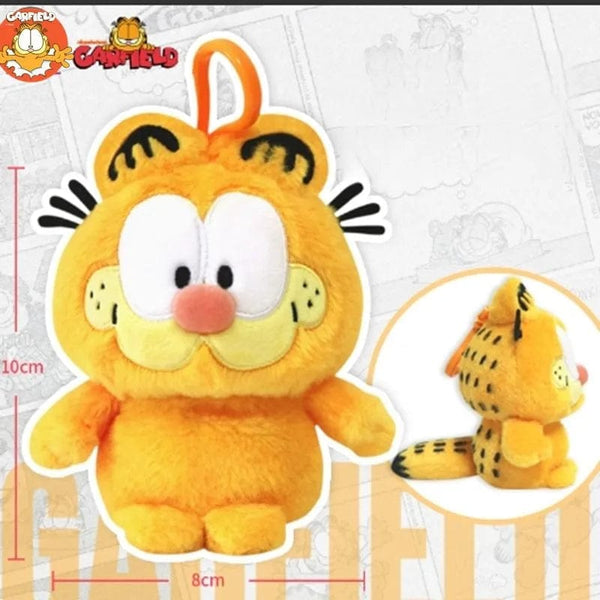 Planet Gates keychain 3 / CHINA 8 Styles GARFIELD Original Cute Plush Toy Soft Cat Stuffed Doll Cartoon Plushie Keychain Pendant for Boys Girls Birthday Gift