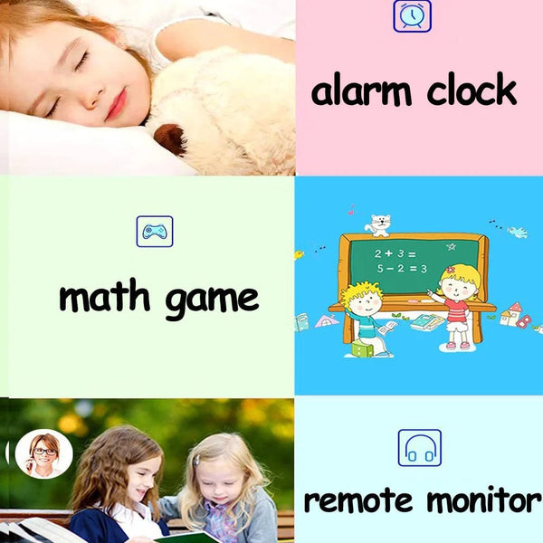 Planet Gates KGG 2G Kids Smart Watch SOS Call Remote Call Back LBS Location Children Smartwatch with Math Game 12 Languages Kids Clock Gifts.