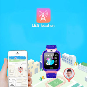 Planet Gates KGG 2G Kids Smart Watch SOS Call Remote Call Back LBS Location Children Smartwatch with Math Game 12 Languages Kids Clock Gifts.