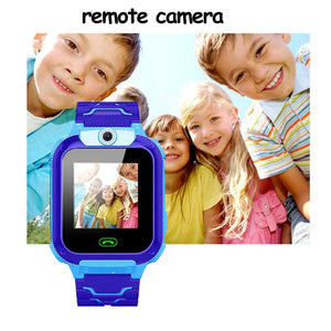 Planet Gates KGG 2G Kids Smart Watch SOS Call Remote Call Back LBS Location Children Smartwatch with Math Game 12 Languages Kids Clock Gifts.