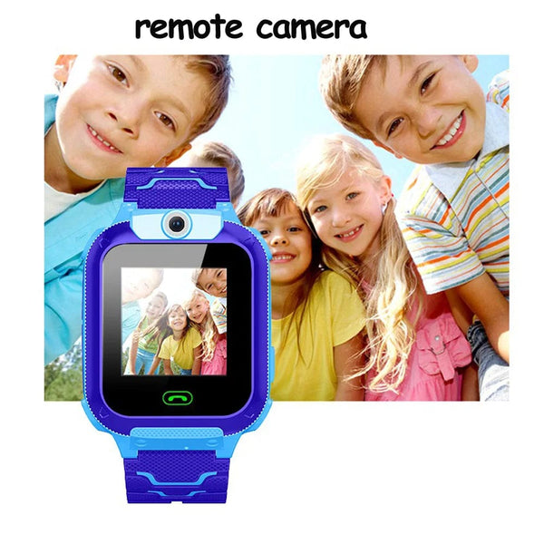 Planet Gates KGG 2G Kids Smart Watch SOS Call Remote Call Back LBS Location Children Smartwatch with Math Game 12 Languages Kids Clock Gifts.