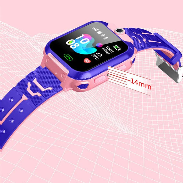 Planet Gates KGG 2G Kids Smart Watch SOS Call Remote Call Back LBS Location Children Smartwatch with Math Game 12 Languages Kids Clock Gifts.