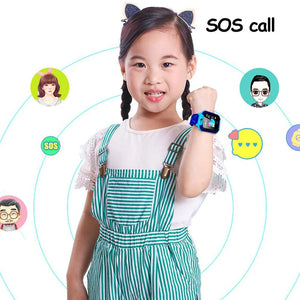 Planet Gates KGG 2G Kids Smart Watch SOS Call Remote Call Back LBS Location Children Smartwatch with Math Game 12 Languages Kids Clock Gifts.