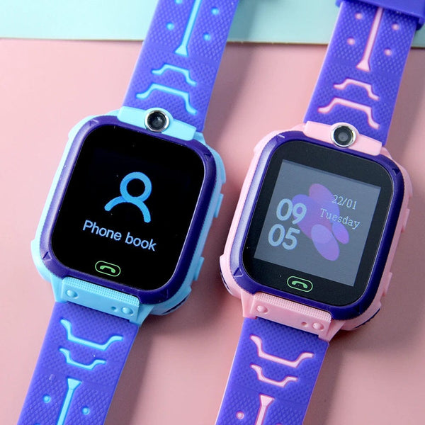 Planet Gates KGG 2G Kids Smart Watch SOS Call Remote Call Back LBS Location Children Smartwatch with Math Game 12 Languages Kids Clock Gifts.