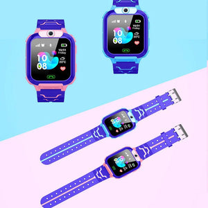 Planet Gates KGG 2G Kids Smart Watch SOS Call Remote Call Back LBS Location Children Smartwatch with Math Game 12 Languages Kids Clock Gifts.