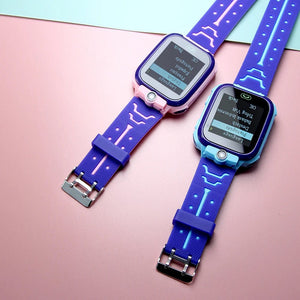 Planet Gates KGG 2G Kids Smart Watch SOS Call Remote Call Back LBS Location Children Smartwatch with Math Game 12 Languages Kids Clock Gifts.