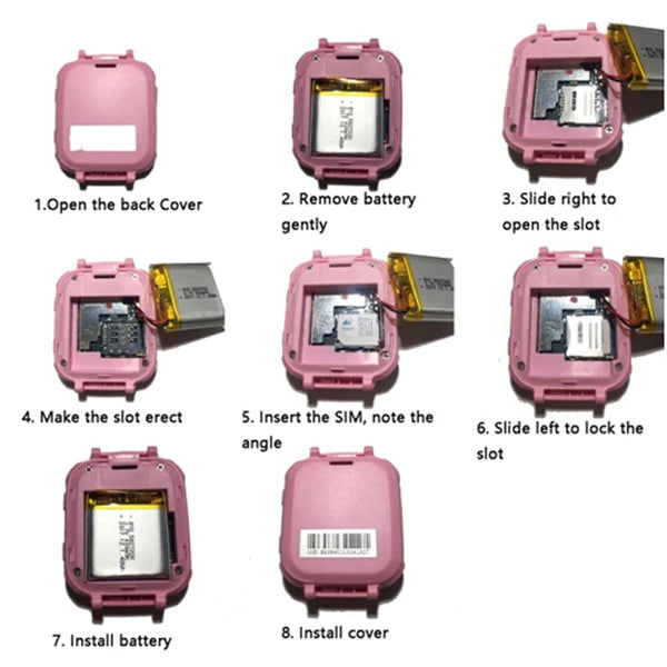 Planet Gates KGG 2G Kids Smart Watch SOS Call Remote Call Back LBS Location Children Smartwatch with Math Game 12 Languages Kids Clock Gifts.