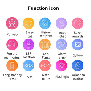 Planet Gates KGG Q19 Kids Smart Watch 2g Sim Card Smartwatch for Children Sos Call Phone Camera Voice Chat Photo Boy Girl Gift Color Screen