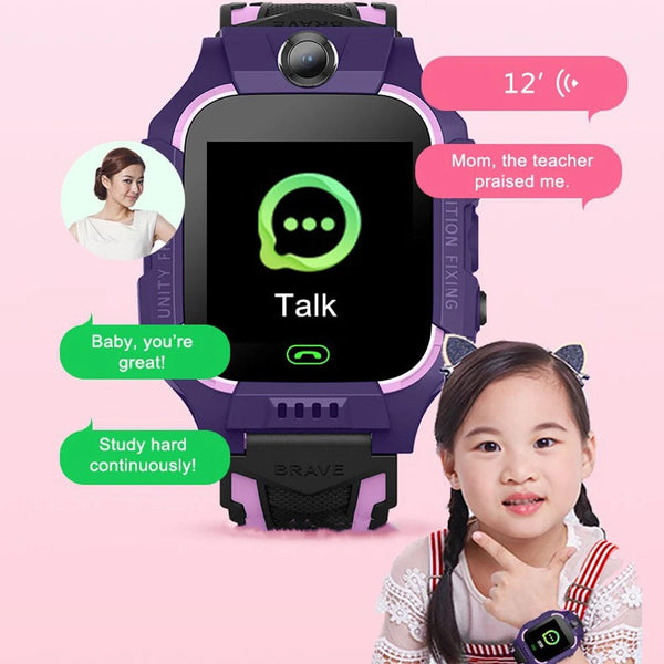 Planet Gates KGG Q19 Kids Smart Watch 2g Sim Card Smartwatch for Children Sos Call Phone Camera Voice Chat Photo Boy Girl Gift Color Screen