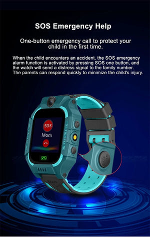 Planet Gates KGG Q19 Kids Smart Watch 2g Sim Card Smartwatch for Children Sos Call Phone Camera Voice Chat Photo Boy Girl Gift Color Screen